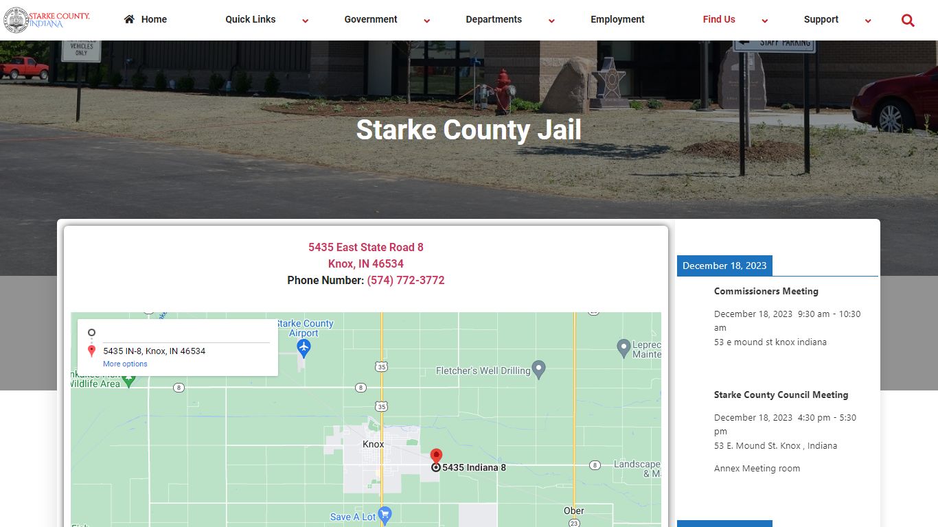 Starke County Jail – Starke County Indiana